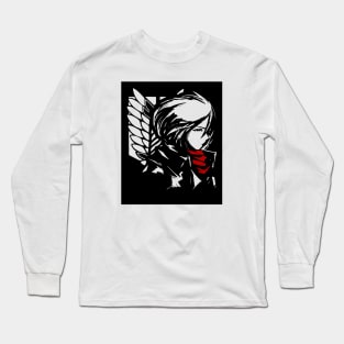 mikasa ackerman attack on titan Long Sleeve T-Shirt